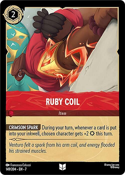 Ruby Coil Card Front