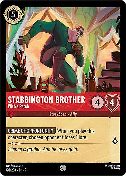 Fratello Stabbington - Con la Benda Card Front