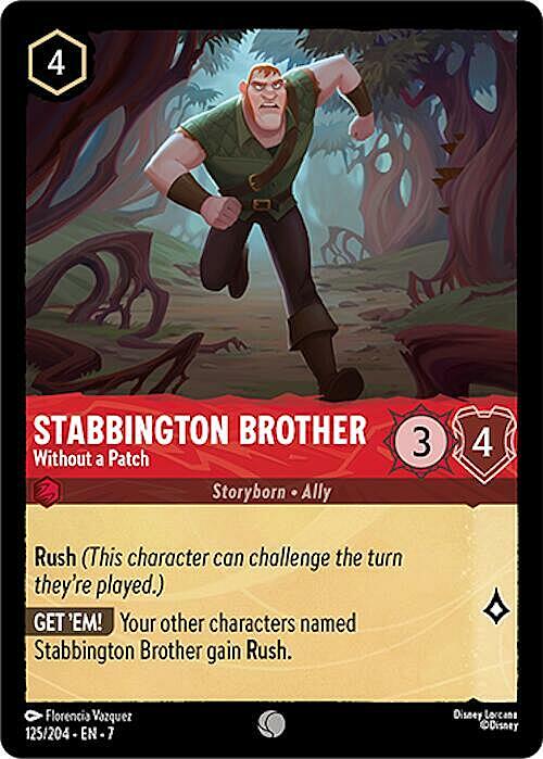 Stabbington Brother - Without a Patch Card Front