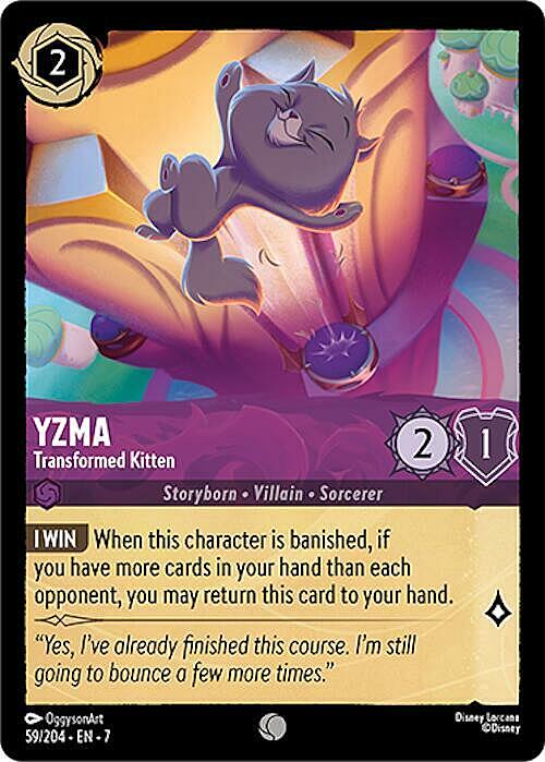 Yzma - Trasformata in Gattina Card Front