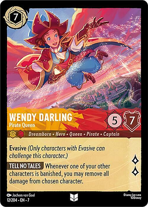 Wendy Darling - Pirate Queen Card Front
