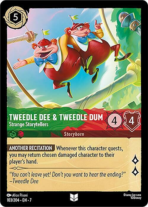Tweedledee & Tweedledum - Strange Storytellers Card Front