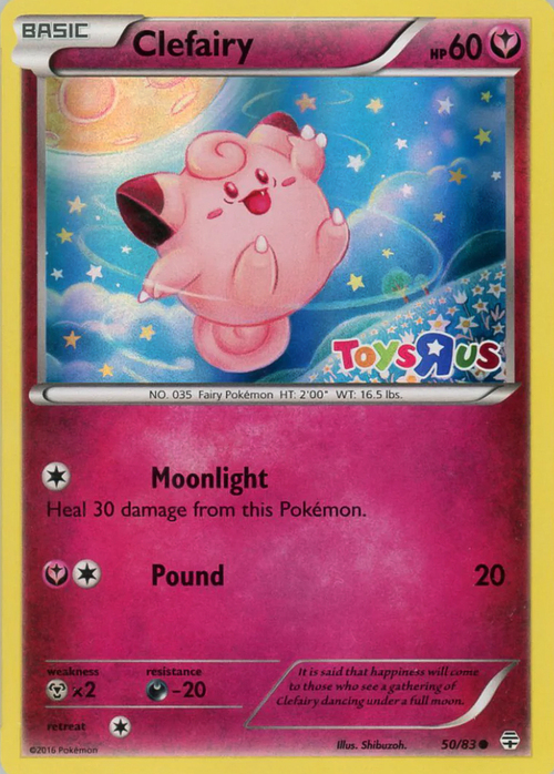 Clefairy Card Front