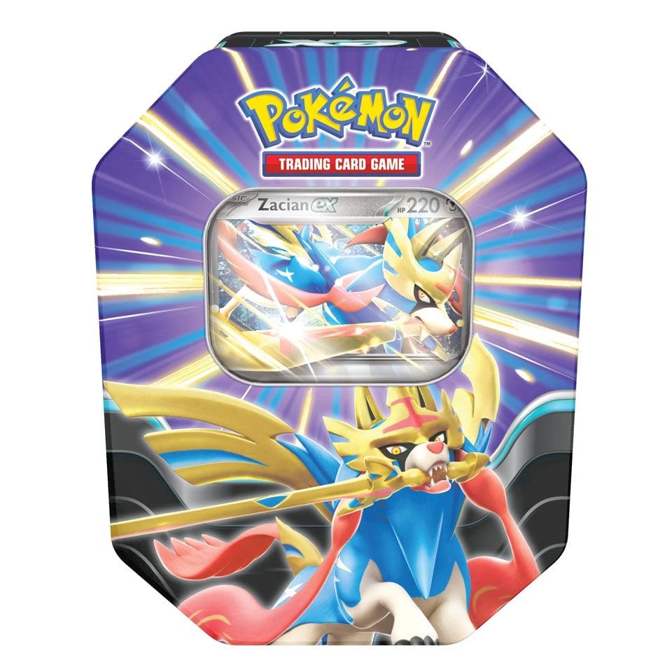Slashing Legends Tins: Zacian ex Tin