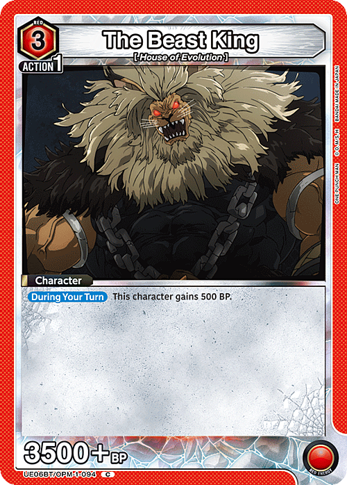 The Beast King Card Front