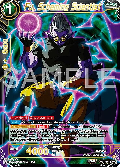Fu, Scheming Scientist Card Front
