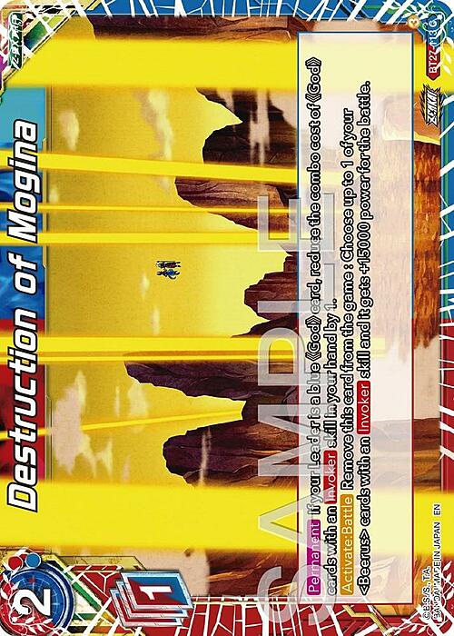 Destruction of Mogina Card Front