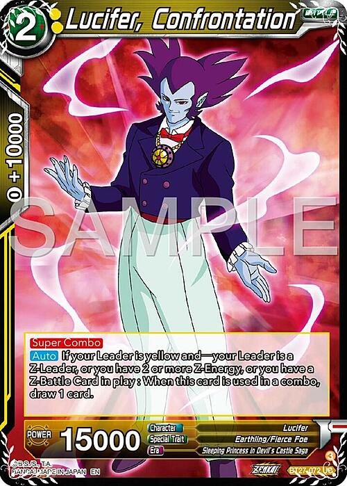 Lucifer, Confrontation Card Front