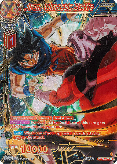 Jiren, Climactic Battle Card Front