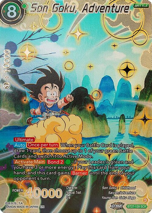 Son Goku, Adventure Card Front
