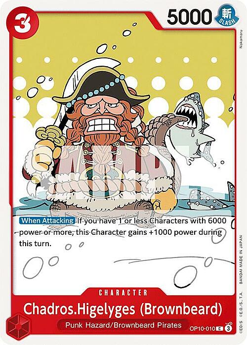 Chadros.Higelyges (Brownbeard) Card Front