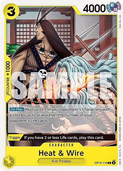 Heat & Wire Card Front