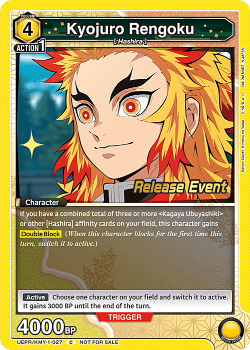 Kyojuro Rengoku Card Front
