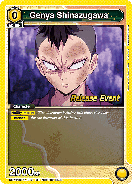 Genya Shinazugawa Card Front