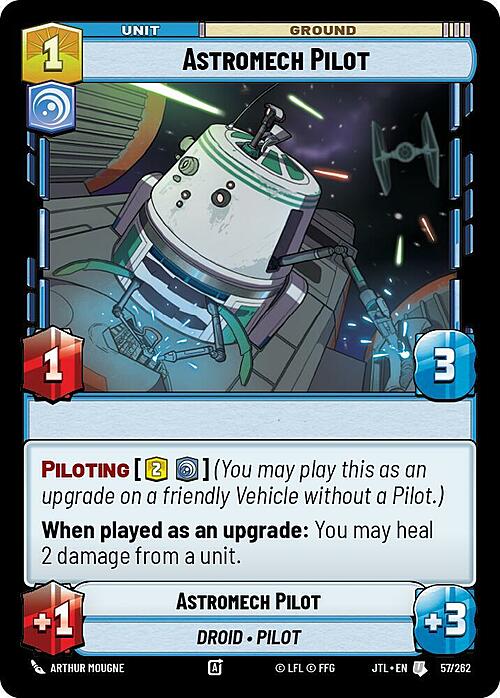 Astromech Pilot Card Front