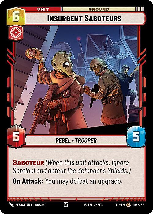 Sabotatori Rivoluzionari Card Front