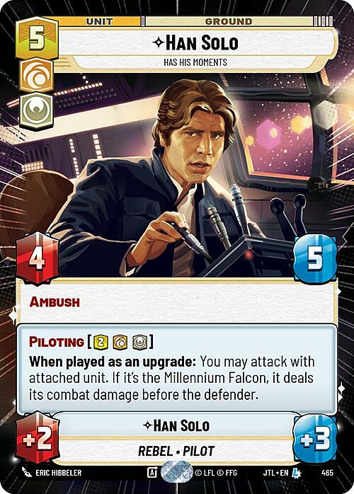 Han Solo - Has His Moments Card Front