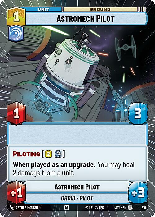 Astromech Pilot Card Front