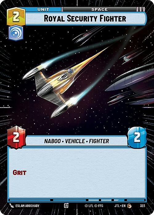 Royal Security Fighter Card Front