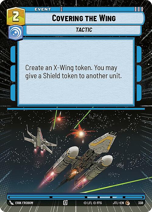 Covering the Wing Card Front