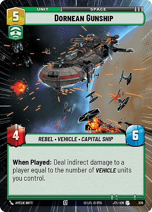 Dornean Gunship Card Front