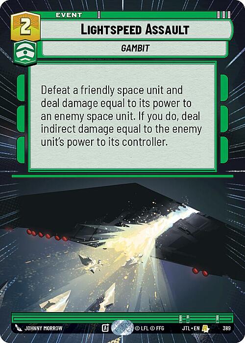 Lightspeed Assault Card Front