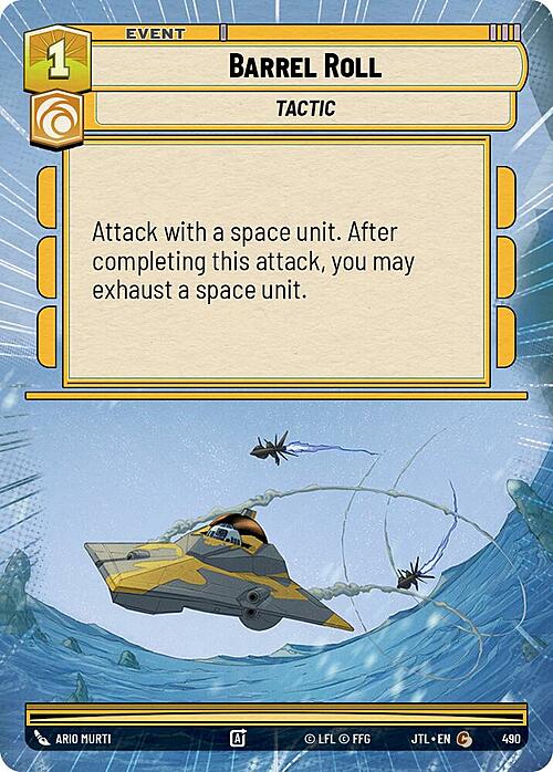 Barrel Roll Card Front