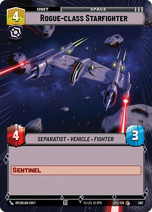 Rogue-class Starfighter Card Front