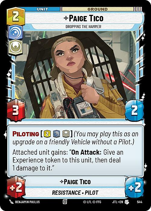 Paige Tico - Dropping the Hammer Card Front