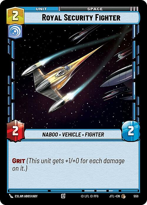 Royal Security Fighter Card Front