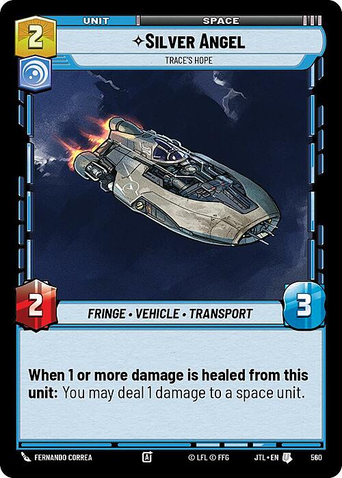 Silver Angel, Speranza Di Trace Card Front