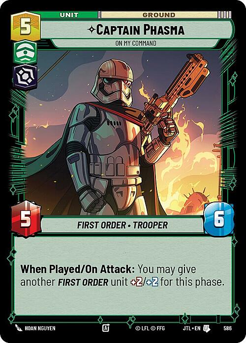 Captain Phasma - On My Command Card Front