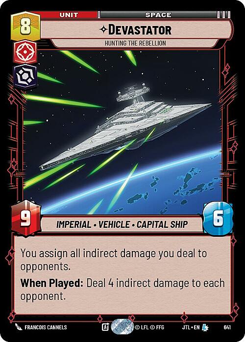 Devastator - Hunting the Rebellion Card Front