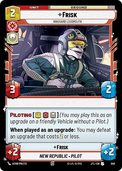 Frisk - Vanguard Loudmouth Card Front