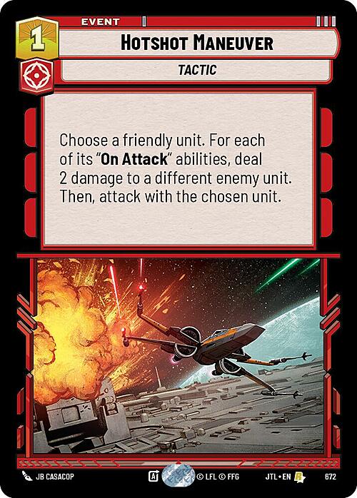 Hotshot Maneuver Card Front