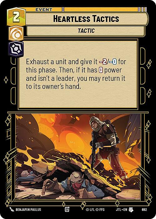 Heartless Tactics Card Front