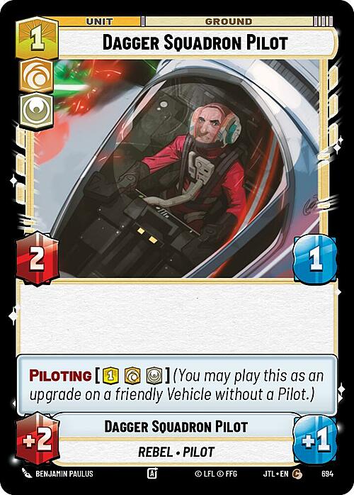 Dagger Squadron Pilot Card Front