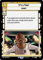 It's a Trap