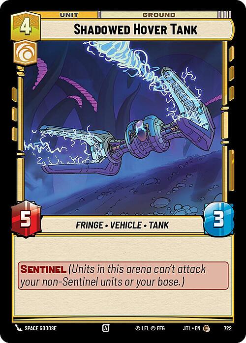 Shadowed Hover Tank Card Front