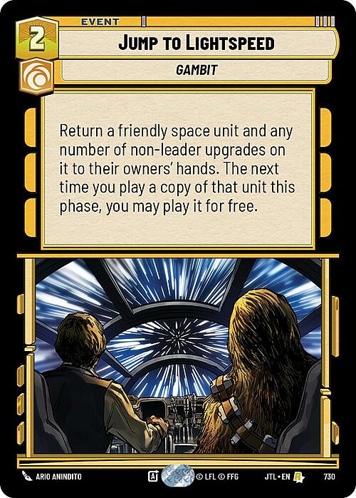 Jump to Lightspeed Card Front