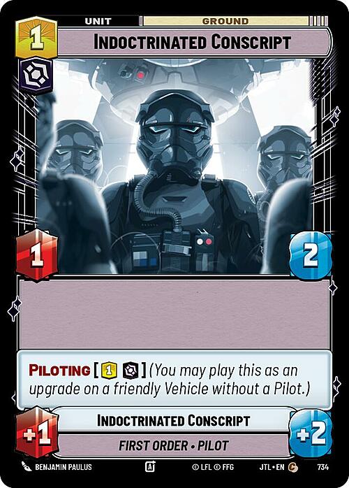 Indoctrinated Conscript Card Front