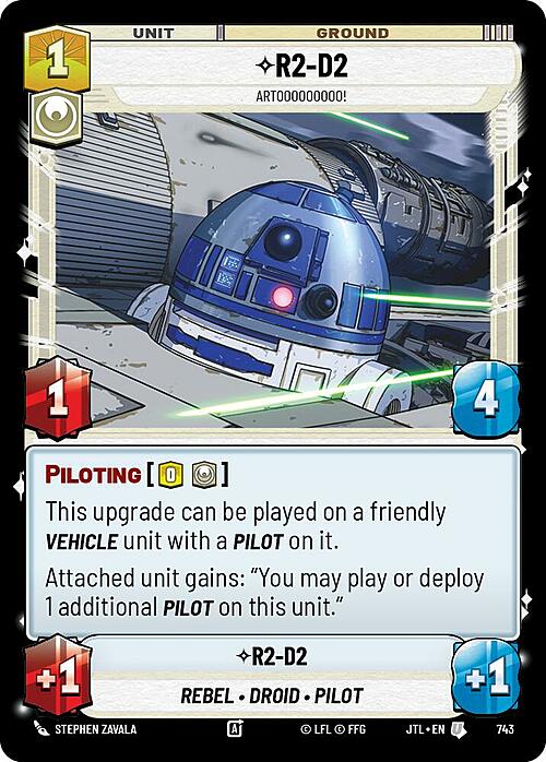 R2-D2 - Artooooooooo! Card Front
