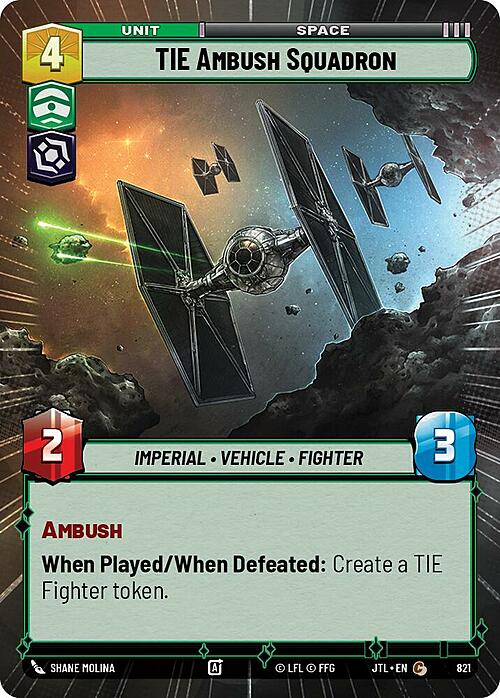 TIE Ambush Squadron Card Front