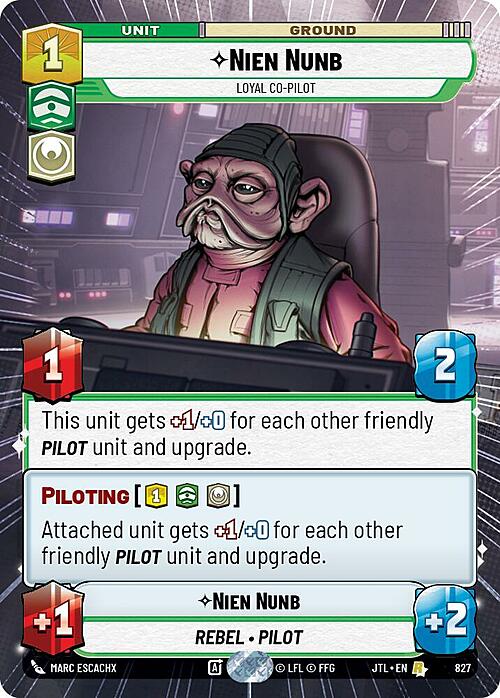 Nien Nunb - Loyal Co-Pilot Card Front