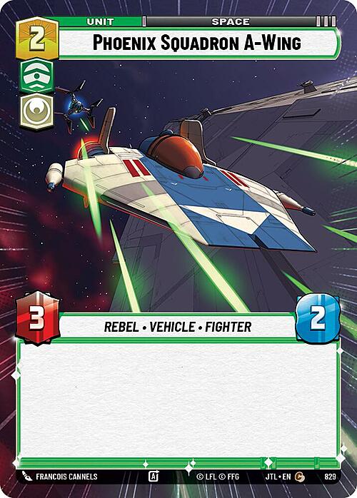 Phoenix Squadron A-Wing Card Front