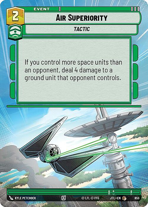 Superiorità Aerea Card Front