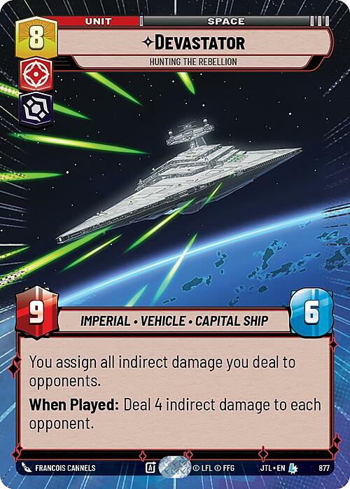 Devastator - Hunting the Rebellion Card Front