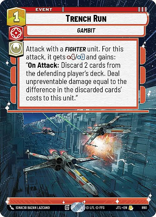 Trench Run Card Front