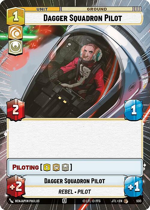Dagger Squadron Pilot Card Front