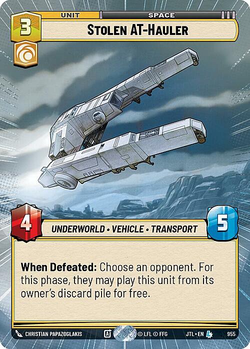 Stolen AT-Hauler Card Front
